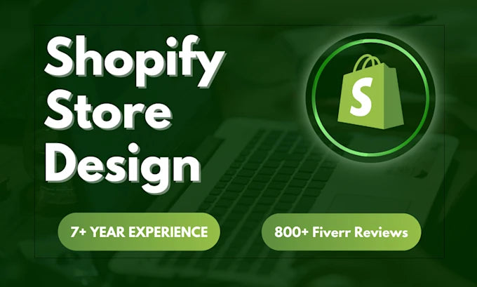 I will design a Shopify ecommerce website, create a Shopify store